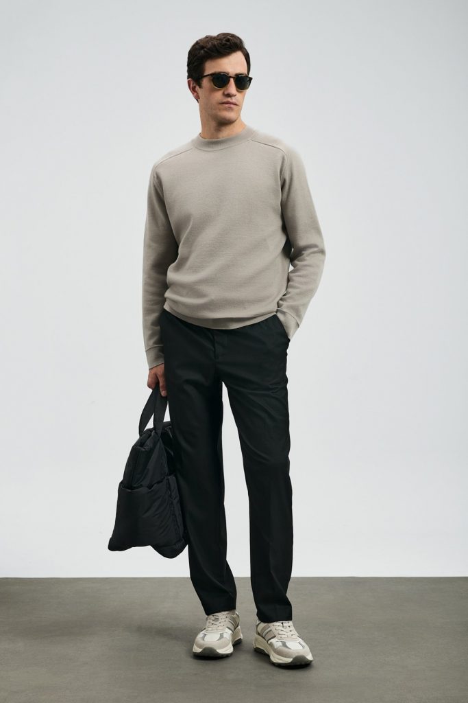 LUFİAN Amber Smart Erkek Chino Pantolon Slim Fit 112190334 - Siyah