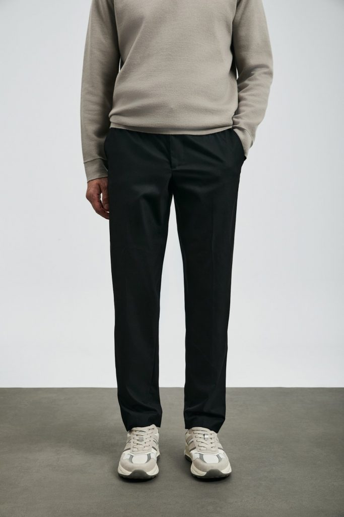 LUFİAN Amber Smart Erkek Chino Pantolon Slim Fit 112190334 - Siyah