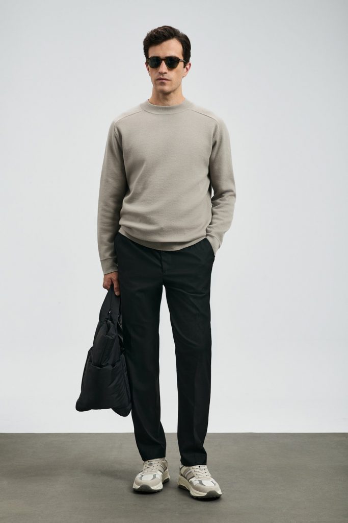 LUFİAN Amber Smart Erkek Chino Pantolon Slim Fit 112190334 - Siyah