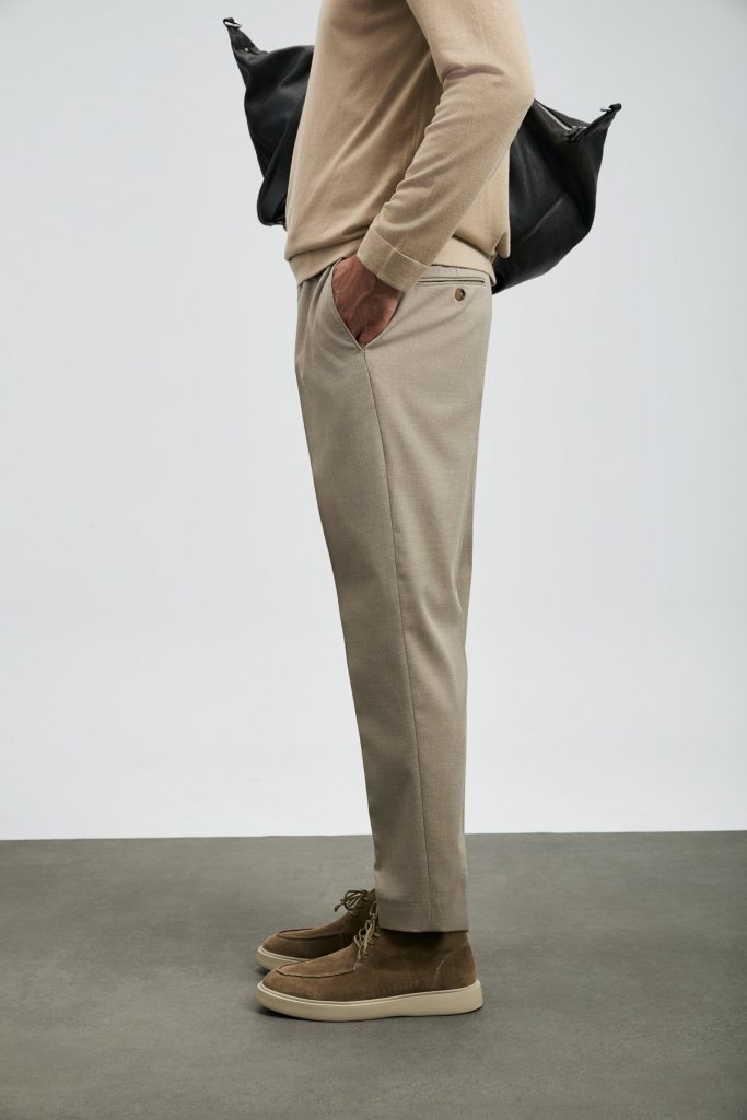 LUFİAN Amber Smart Erkek Chino Pantolon Slim Fit 112190334 - BEJ