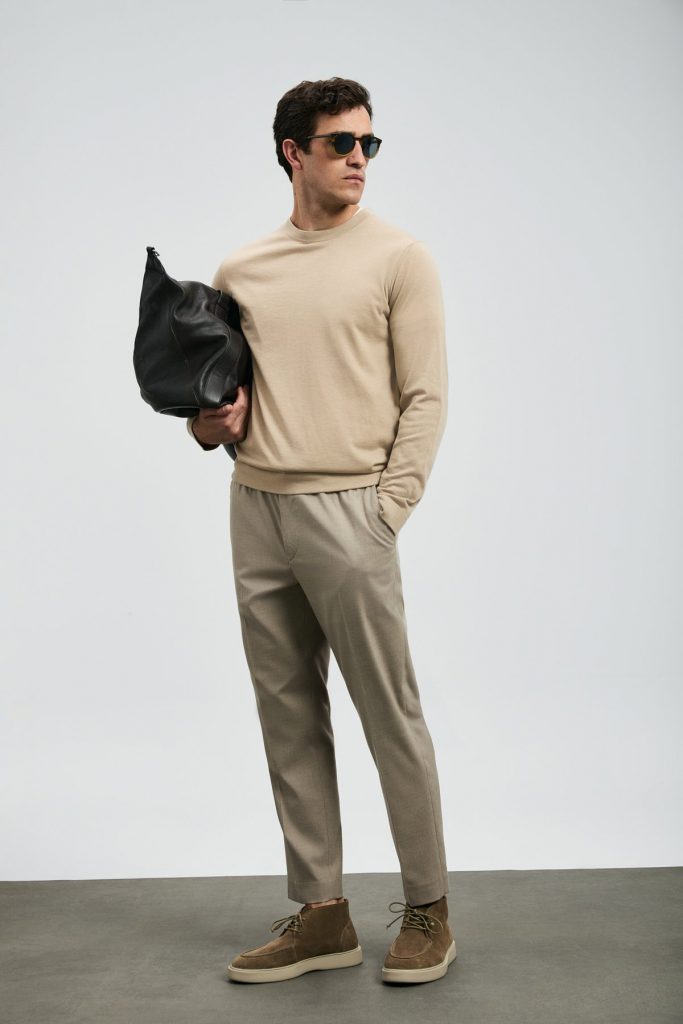 LUFİAN Amber Smart Erkek Chino Pantolon Slim Fit 112190334 - BEJ