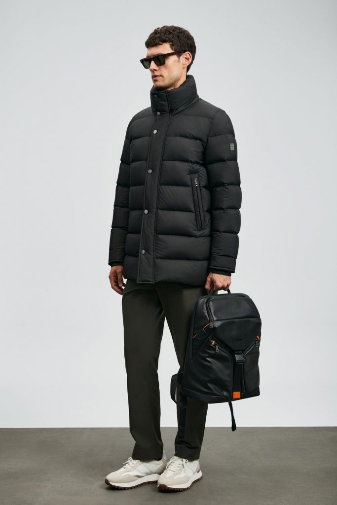 LUFİAN Rıld Kaz Tüyü Erkek Mont 112120255 - Siyah