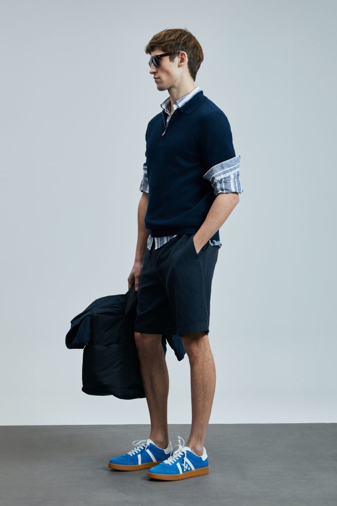 LUFİAN Ross Spor Erkek Chino Şort Slim Fit 111210077 - Lacivert