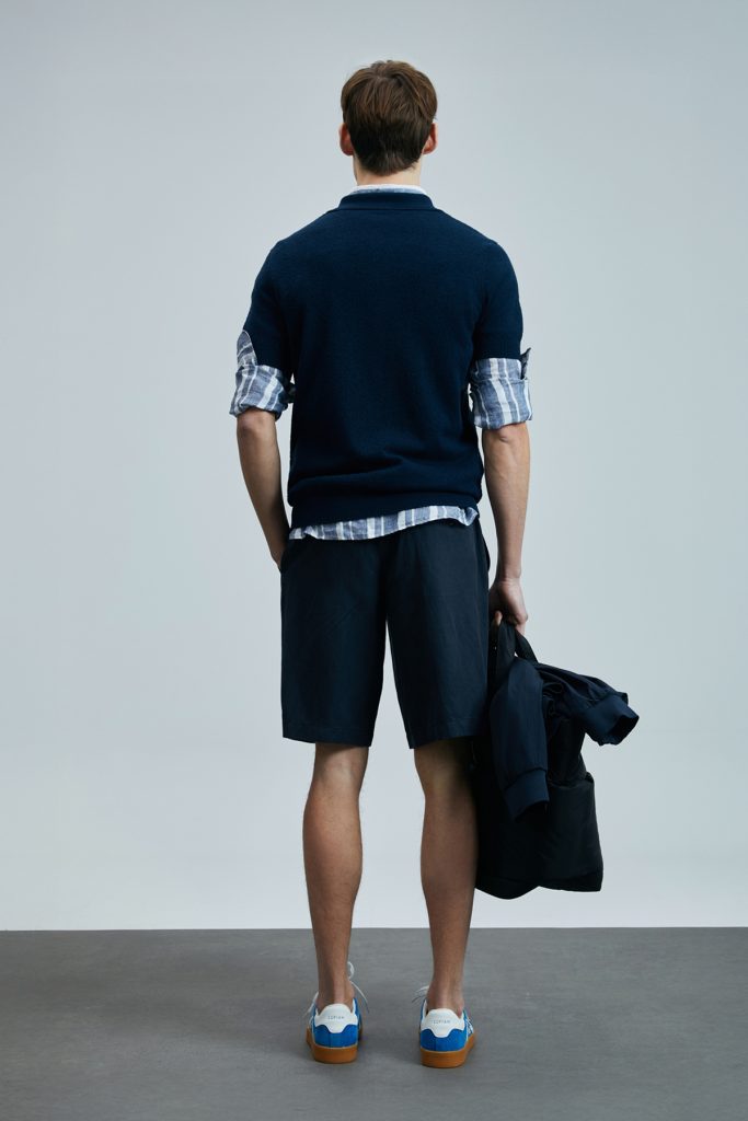 LUFİAN Ross Spor Erkek Chino Şort Slim Fit 111210077 - Lacivert