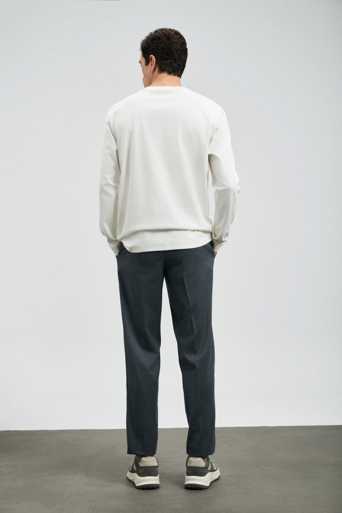 LUFİAN Vıctor Erkek Uzun Kol 112020056 - Beyaz