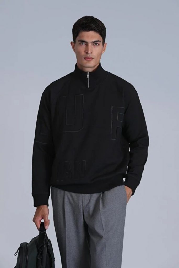 LUFİAN Focus Sweat 112030131 - Siyah