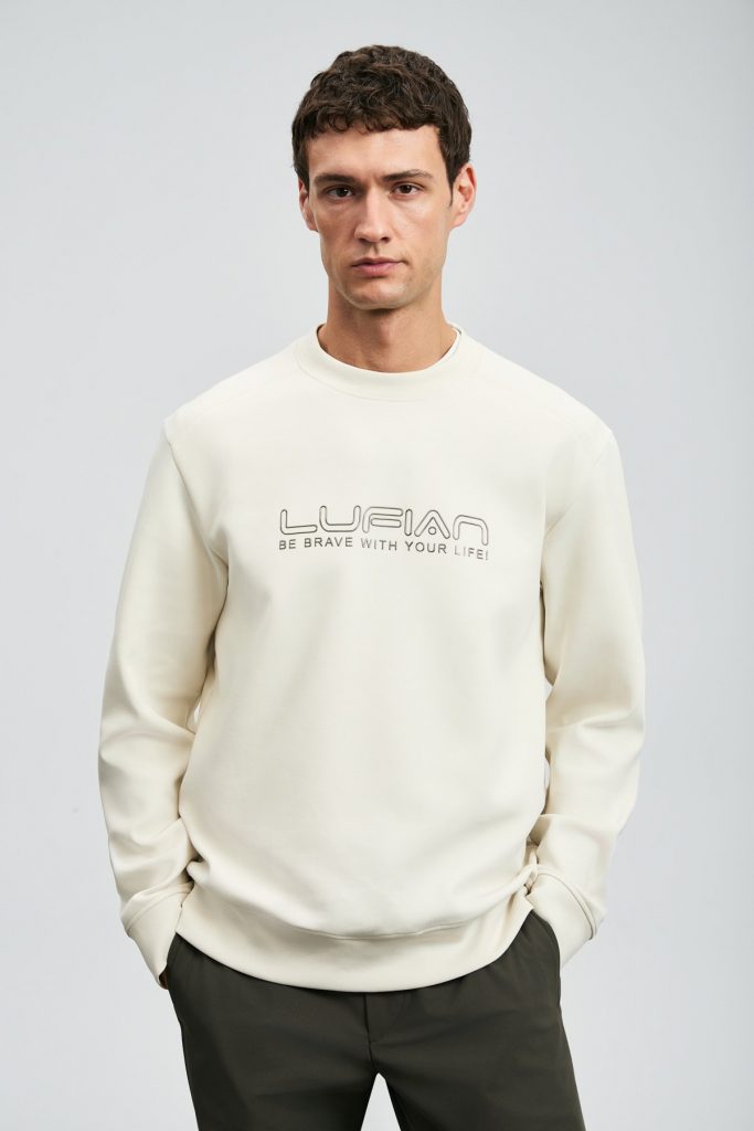 LUFİAN Luther Erkek Sweatshirt 112030171 - EKRU