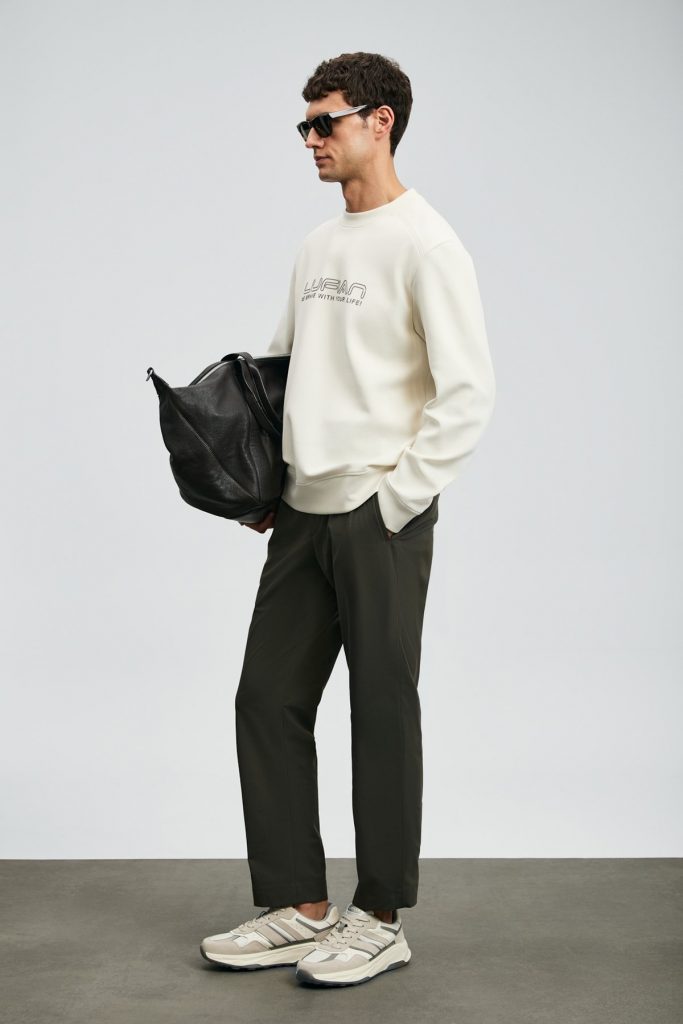 LUFİAN Luther Erkek Sweatshirt 112030171 - EKRU