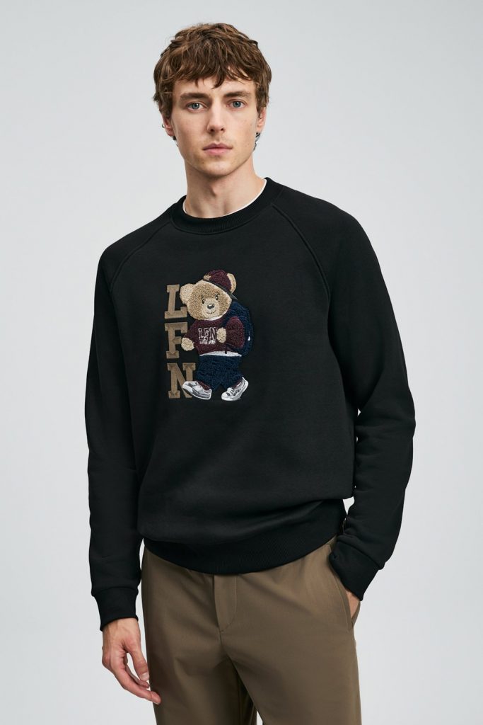 LUFİAN Storm Erkek Sweatshirt 112030172 - Siyah