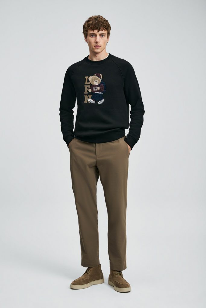 LUFİAN Storm Erkek Sweatshirt 112030172 - Siyah