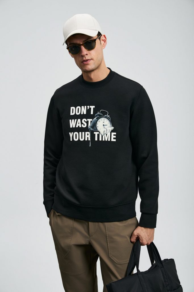 LUFİAN Henry Erkek Sweatshirt 112030173 - Siyah