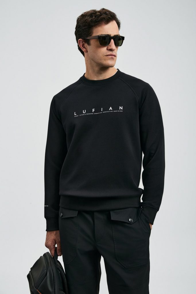 LUFİAN Cooper Erkek Sweatshirt 112030177 - Siyah