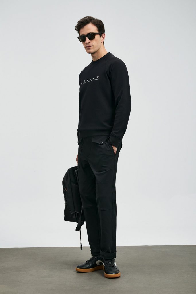 LUFİAN Cooper Erkek Sweatshirt 112030177 - Siyah