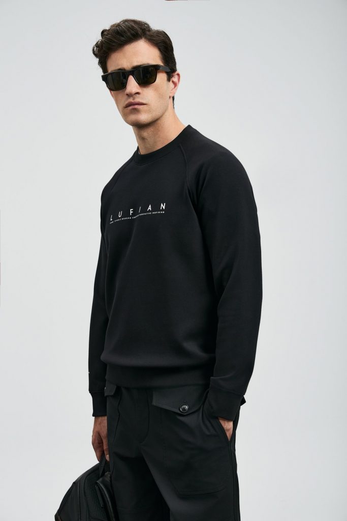 LUFİAN Cooper Erkek Sweatshirt 112030177 - Siyah