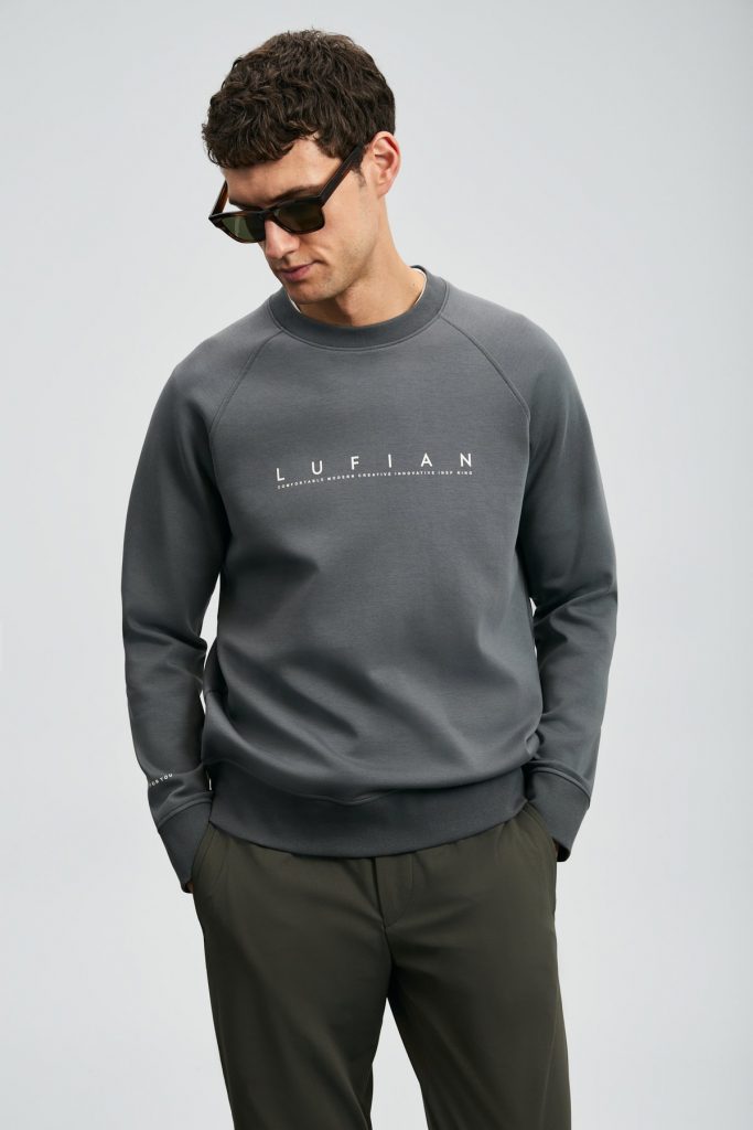 LUFİAN Cooper Erkek Sweatshirt 112030177 - K.GRİ