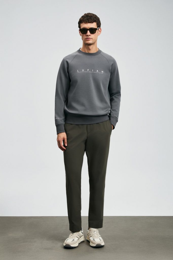 LUFİAN Cooper Erkek Sweatshirt 112030177 - K.GRİ