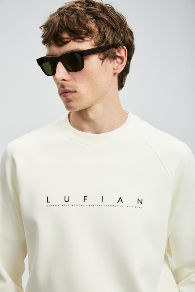 LUFİAN Cooper Erkek Sweatshirt 112030177 - Beyaz