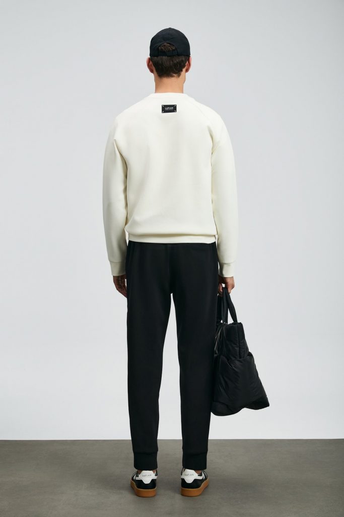 LUFİAN Cosmo Erkek Sweatshirt 112030181 - KIR.BEYAZ