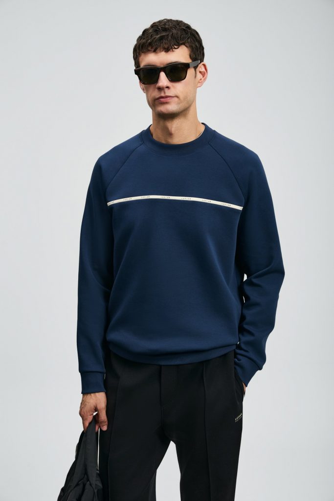 LUFİAN Cosmo Erkek Sweatshirt 112030181 - Lacivert