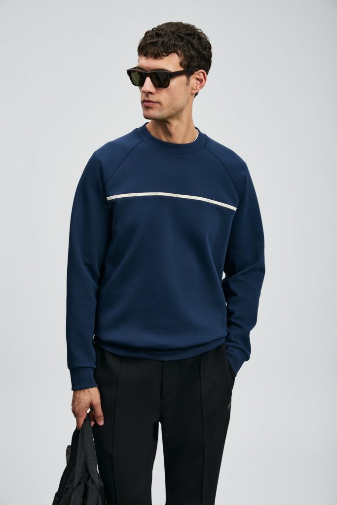 LUFİAN Cosmo Erkek Sweatshirt 112030181 - Lacivert