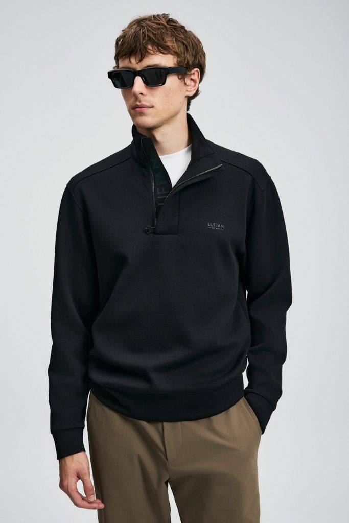 LUFİAN Wonder Erkek Sweatshirt 112030185 - Siyah