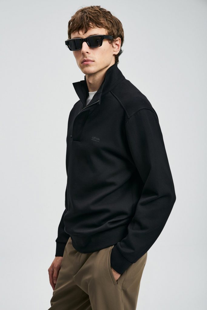 LUFİAN Wonder Erkek Sweatshirt 112030185 - Siyah