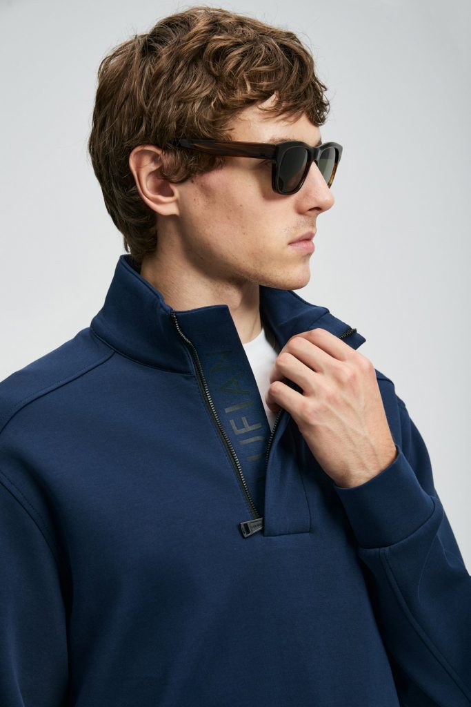 LUFİAN Wonder Erkek Sweatshirt 112030185 - Lacivert