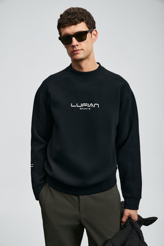 LUFİAN Dark Erkek Sweatshirt 112030186 - Siyah