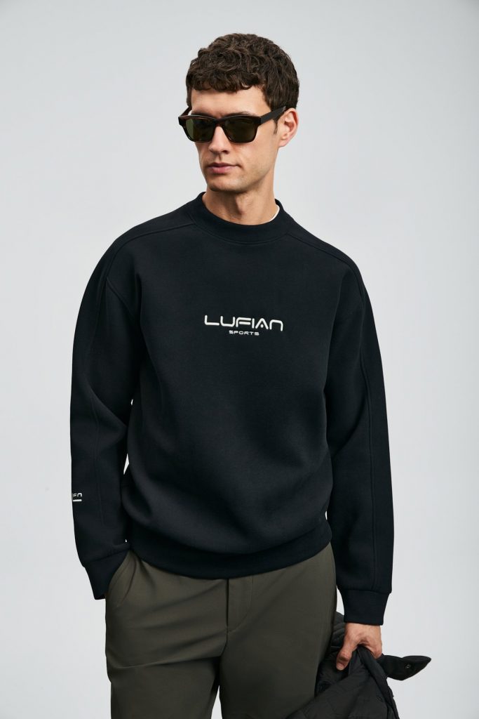 LUFİAN Dark Erkek Sweatshirt 112030186 - Siyah