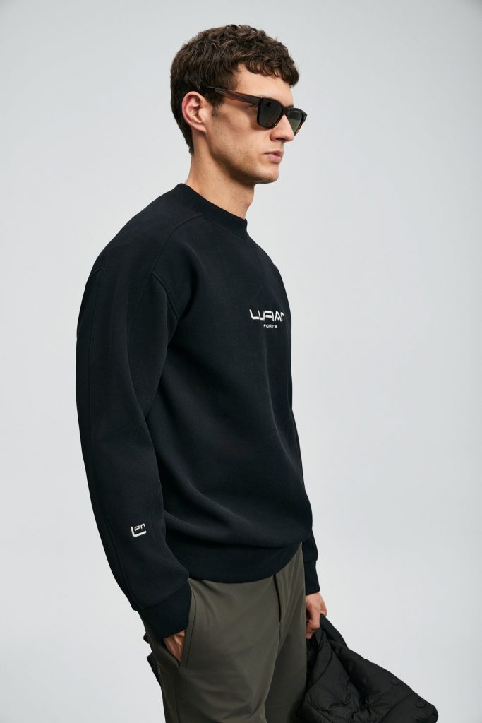 LUFİAN Dark Erkek Sweatshirt 112030186 - Siyah