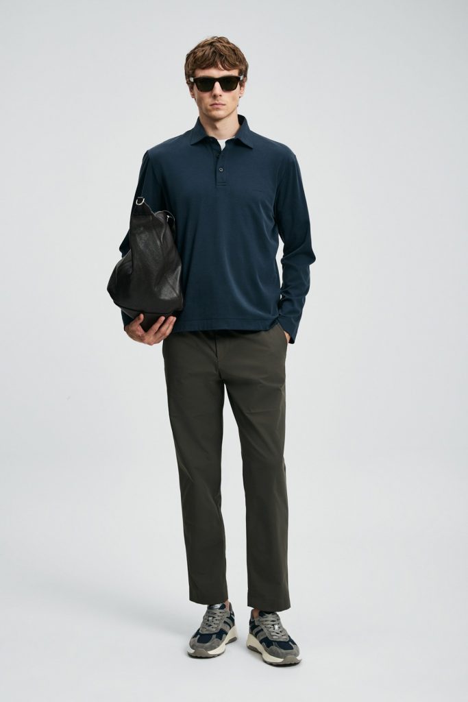 LUFİAN Rocky Smart Erkek Polo Sweat 112040044 - Lacivert