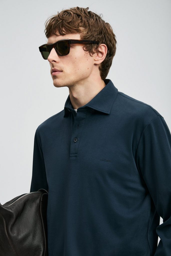 LUFİAN Rocky Smart Erkek Polo Sweat 112040044 - Lacivert