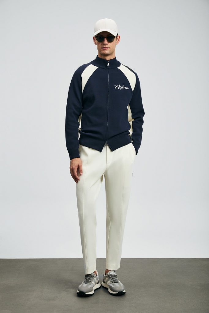 LUFİAN Shıne Erkek Hırka 112100081 - Lacivert