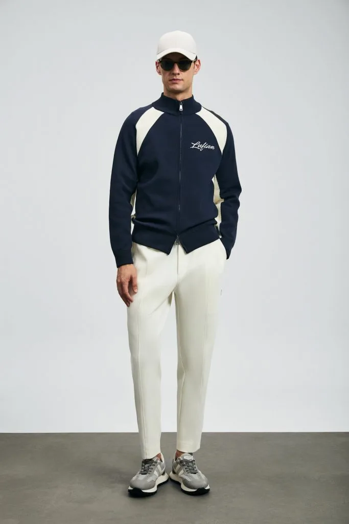 LUFİAN Shıne Erkek Hırka 112100081 - Lacivert