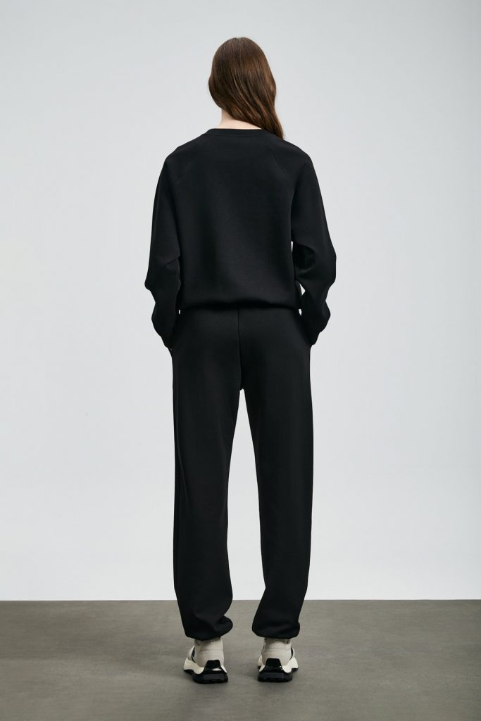 LUFİAN Alıce Kadın Örme Sweatshırt 122030016 - Siyah