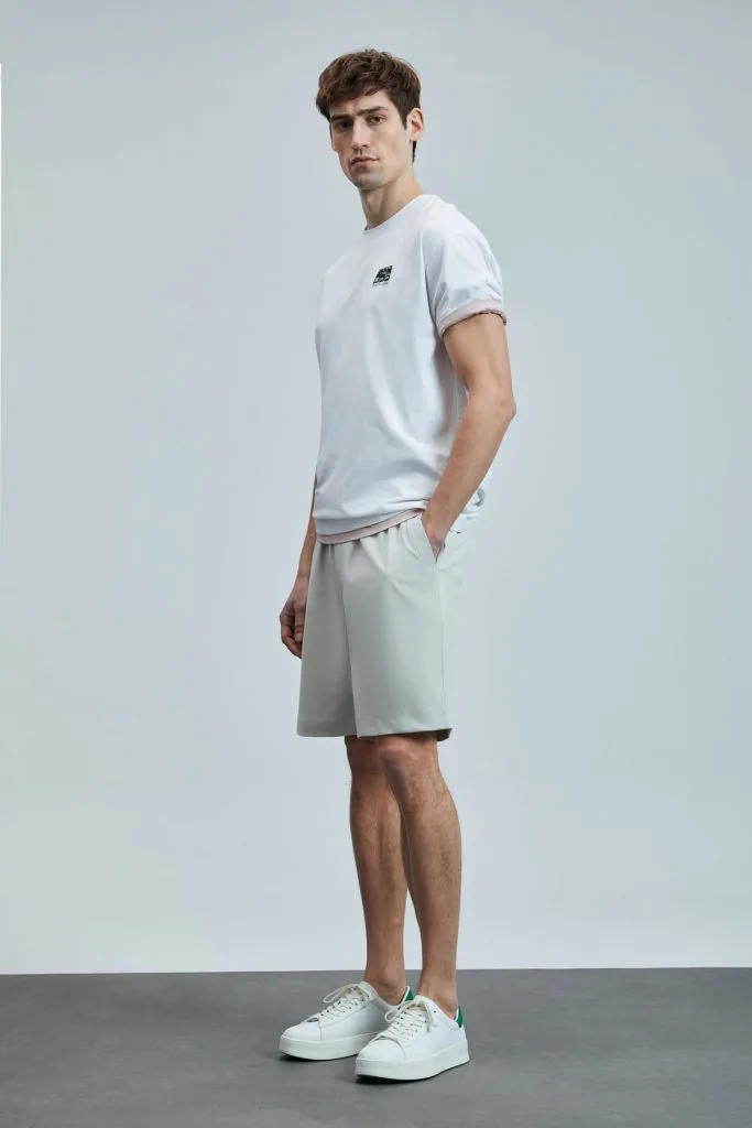 LUFİAN Mask Modern Grafik T- Shirt 111020248 - Beyaz