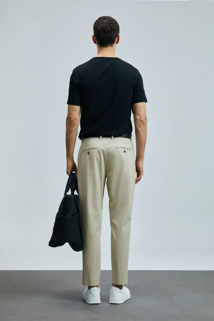 LUFİAN Tuna Modern Grafik T- Shirt 111020266 - Siyah