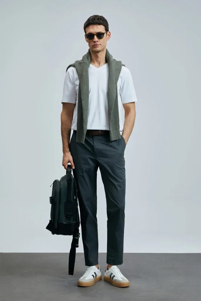 LUFİAN Tuna Modern Grafik T- Shirt 111020266 - Beyaz