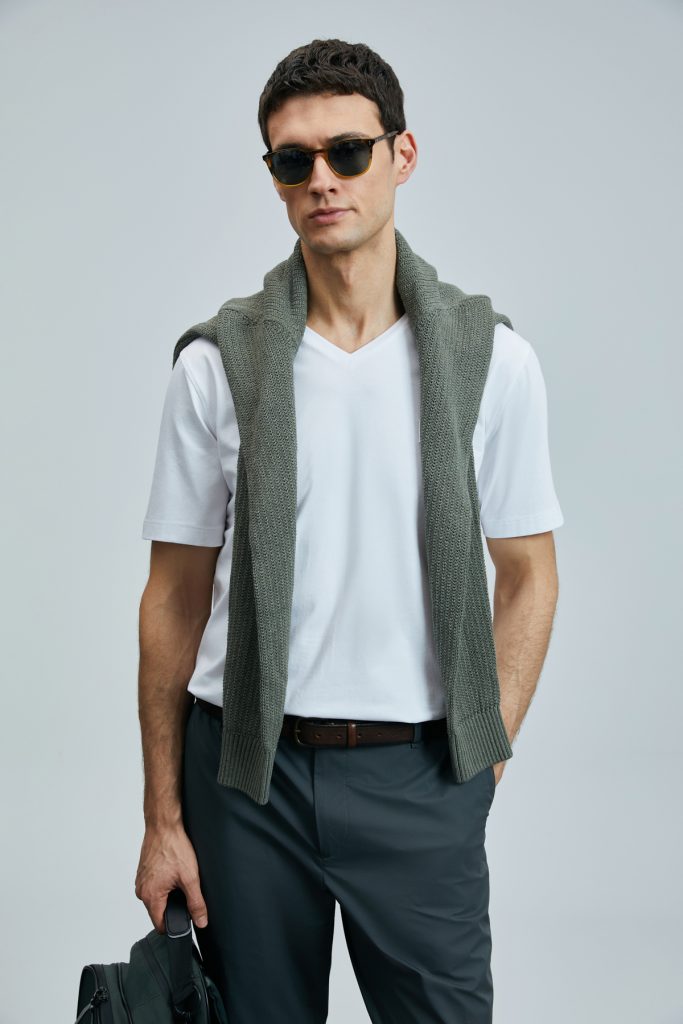 LUFİAN Tuna Modern Grafik T- Shirt 111020266 - Beyaz