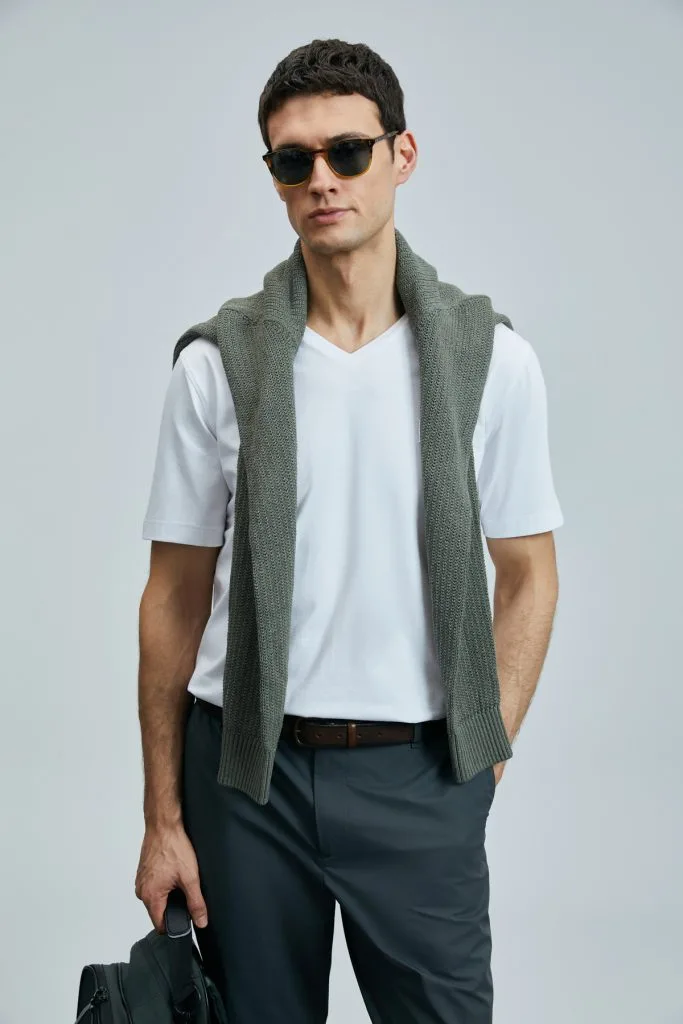 LUFİAN Tuna Modern Grafik T- Shirt 111020266 - Beyaz