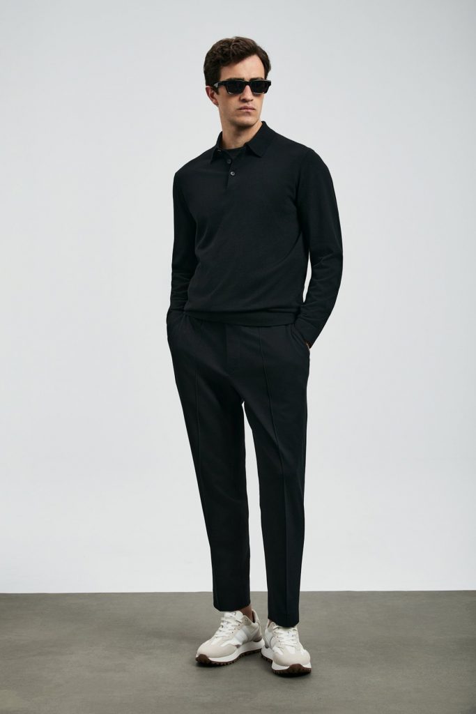 LUFİAN Donald Erkek Kazak 112090149 - Siyah