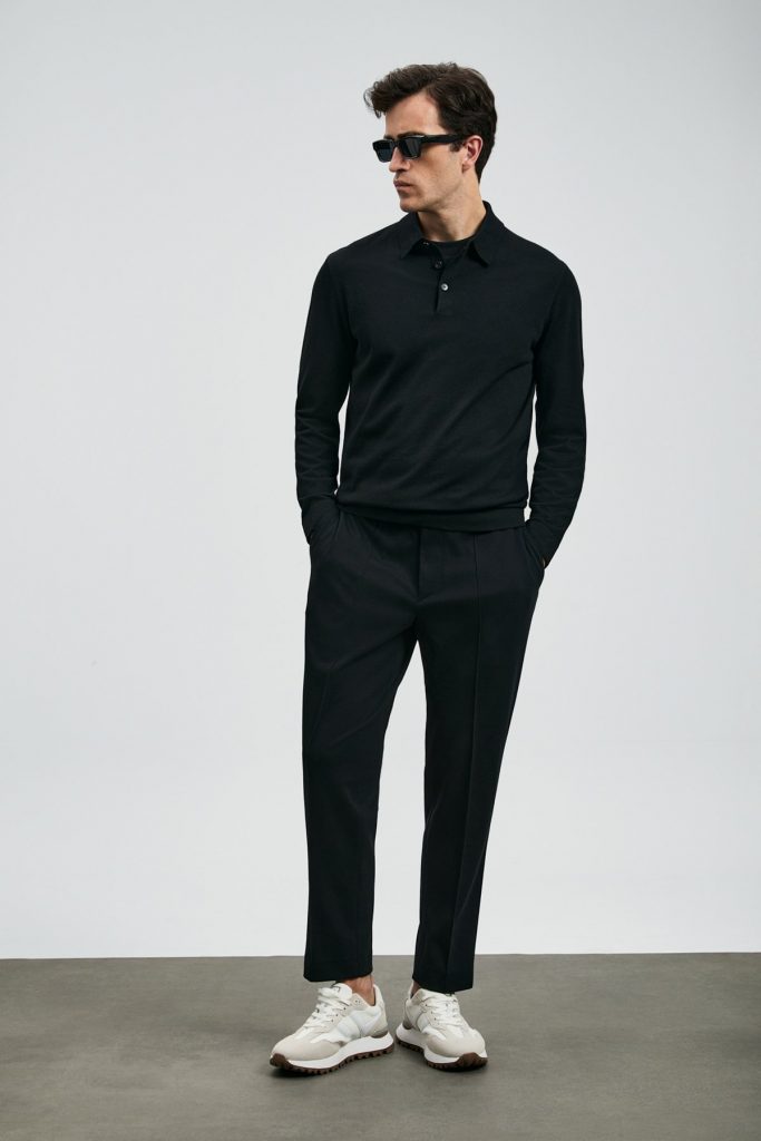 LUFİAN Donald Erkek Kazak 112090149 - Siyah