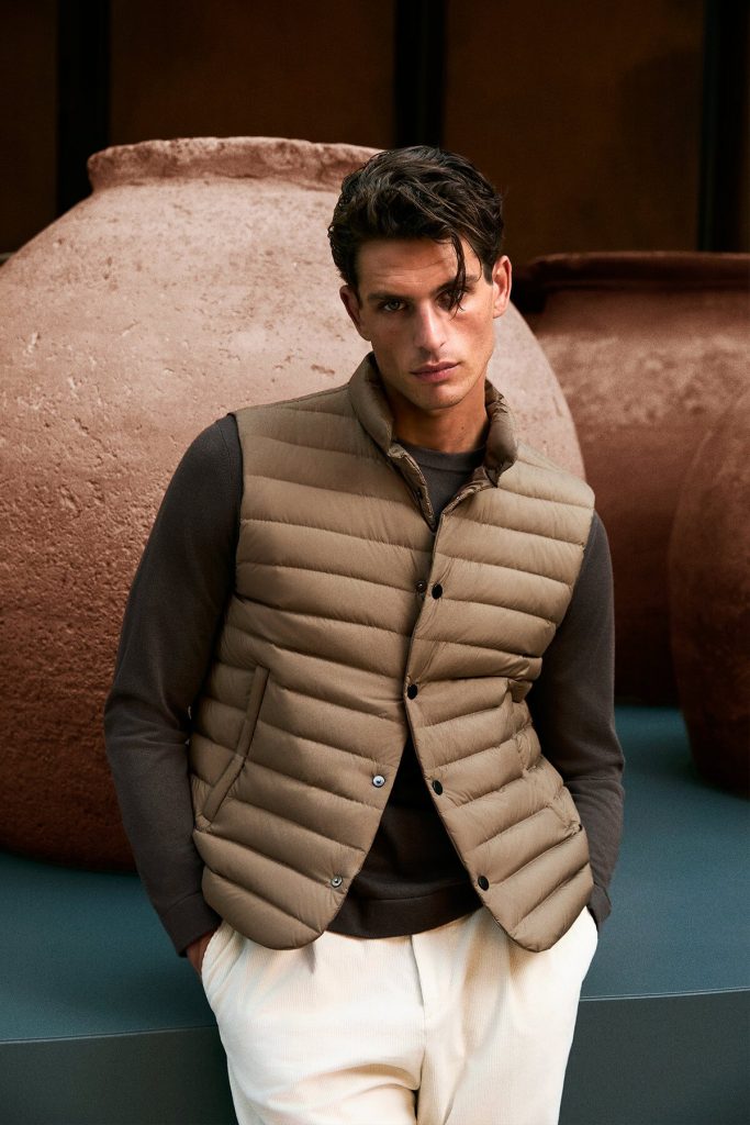 LUFİAN Soon Kaz Tüyü Erkek Şişme Yelek 112130027