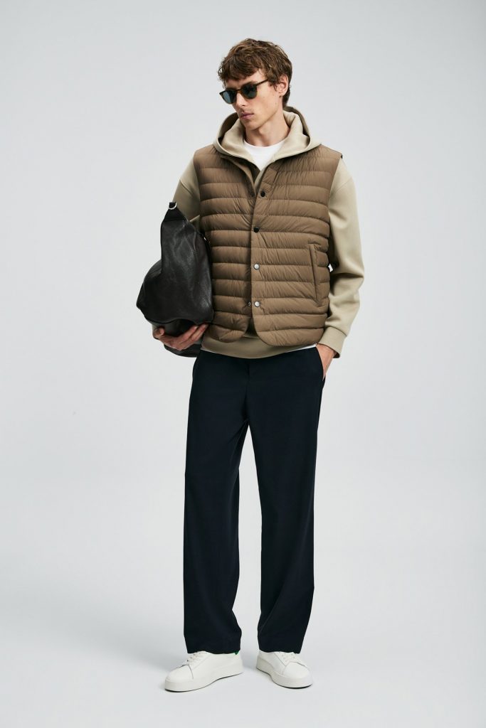 LUFİAN Soon Kaz Tüyü Erkek Şişme Yelek 112130027 - KUM