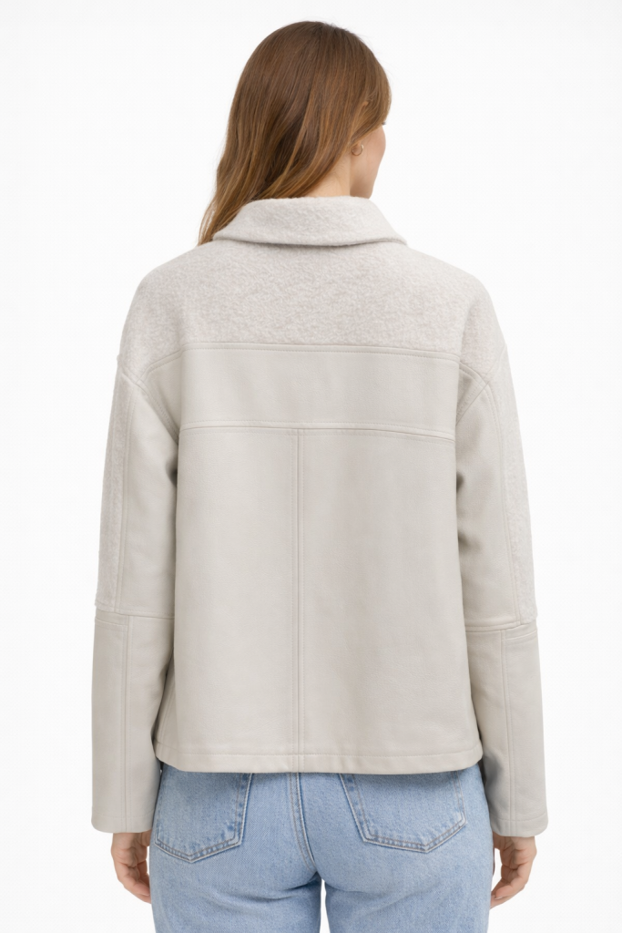 MEZZURA Kürk Detaylı Deri Mont 1584