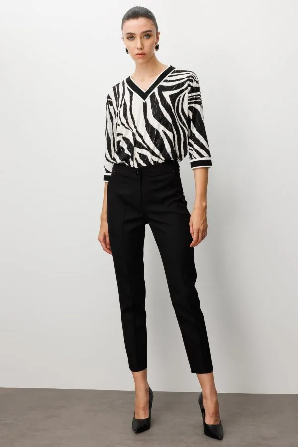 MODAİLGİ Yan Cep Dar Paça Pantolon 40515