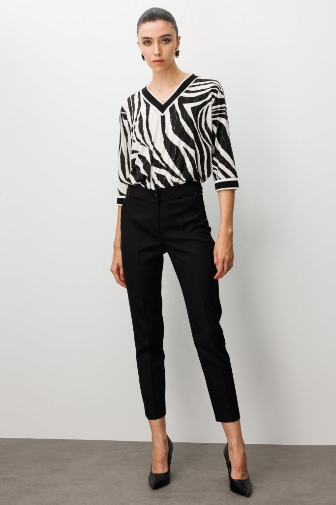 MODAİLGİ Yan Cep Dar Paça Pantolon 40515