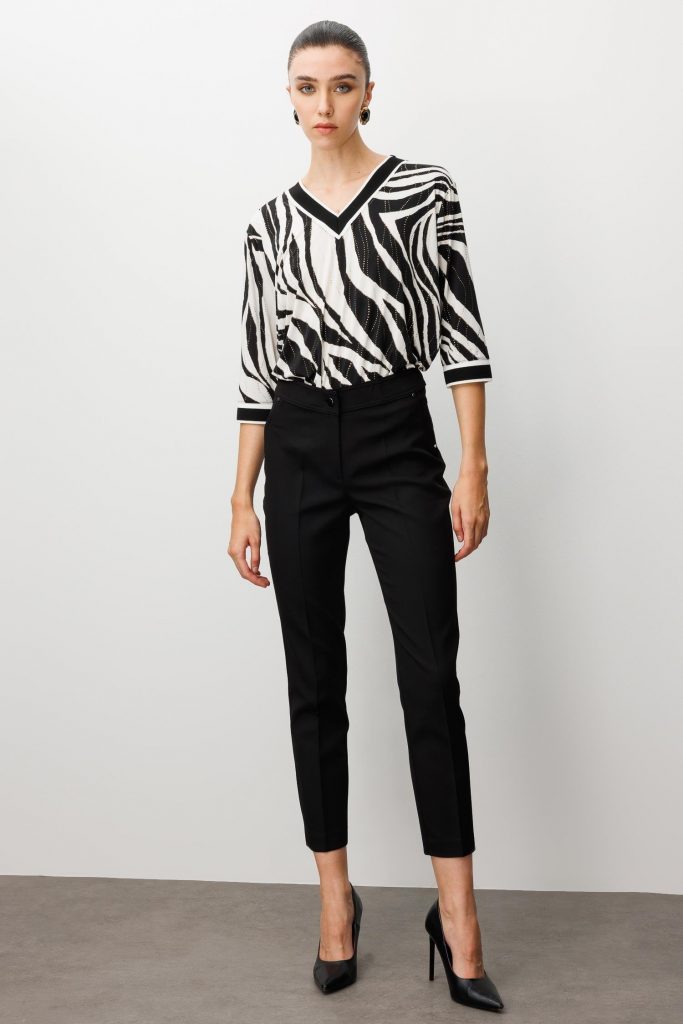 MODAİLGİ Yan Cep Dar Paça Pantolon 40515