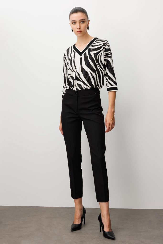 MODAİLGİ Yan Cep Dar Paça Pantolon 40515