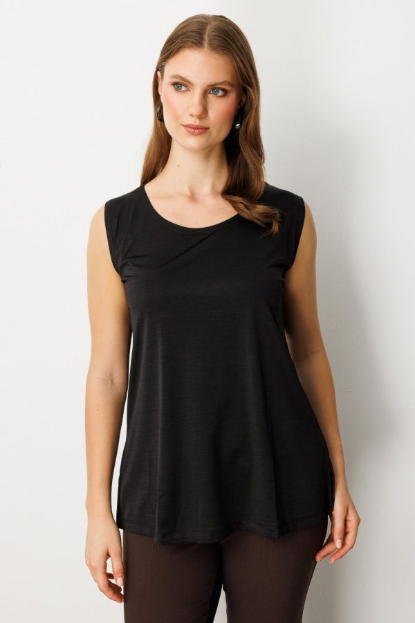 ON TRİKO Kolsuz Basic Bluz 61310